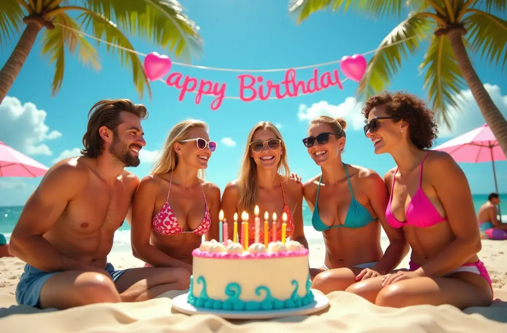 Happy Birthday Bikini Images: Fun Ideas for Celebrating in Style