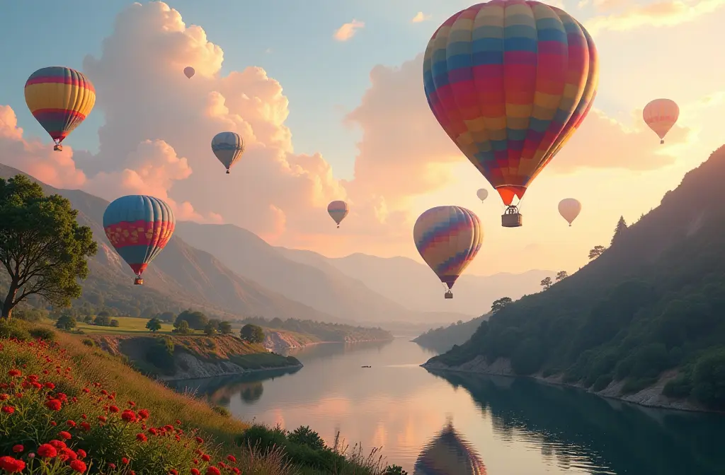 Hot Air Balloon Pictures to Print: Vibrant Art for Home, Education, and Fun