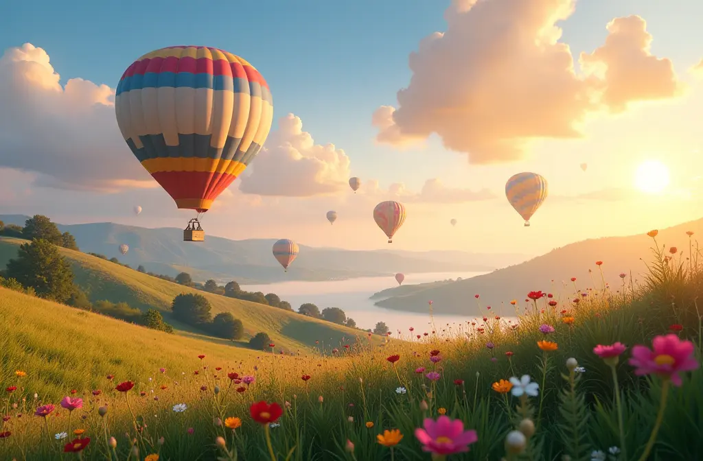 Hot Air Balloon Wallpaper HD: Transform Your Space with Stunning Designs