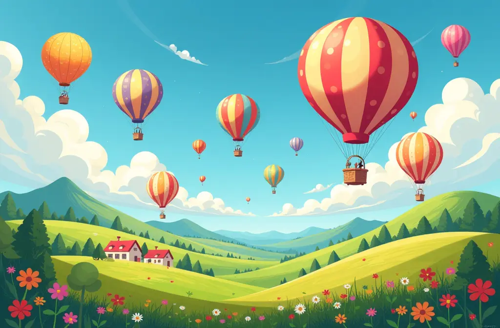 Discover Hot Air Balloon Images Cartoon: A Colorful Adventure for Creative Projects