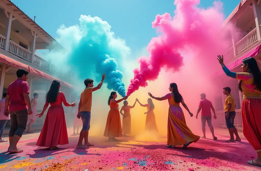 Holi Hot Wallpaper: Vibrant Backgrounds for the Festival of Colors