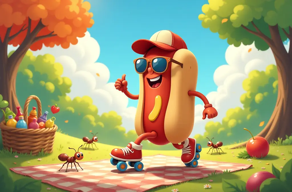 Explore the Whimsical World of Hot Dog Images Cartoon | Fun Illustrations